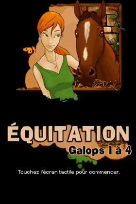 Equitation - Galops 1 a 4 (France) screen shot title